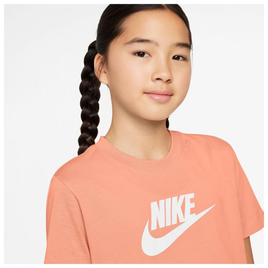 Nike Παιδική κοντομάνικη μπλούζα Sportswear Futura Cropped T-Shirt